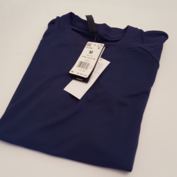 Adidas Navy Blue Heat Ready Tee NWT - Picture 11 of 12